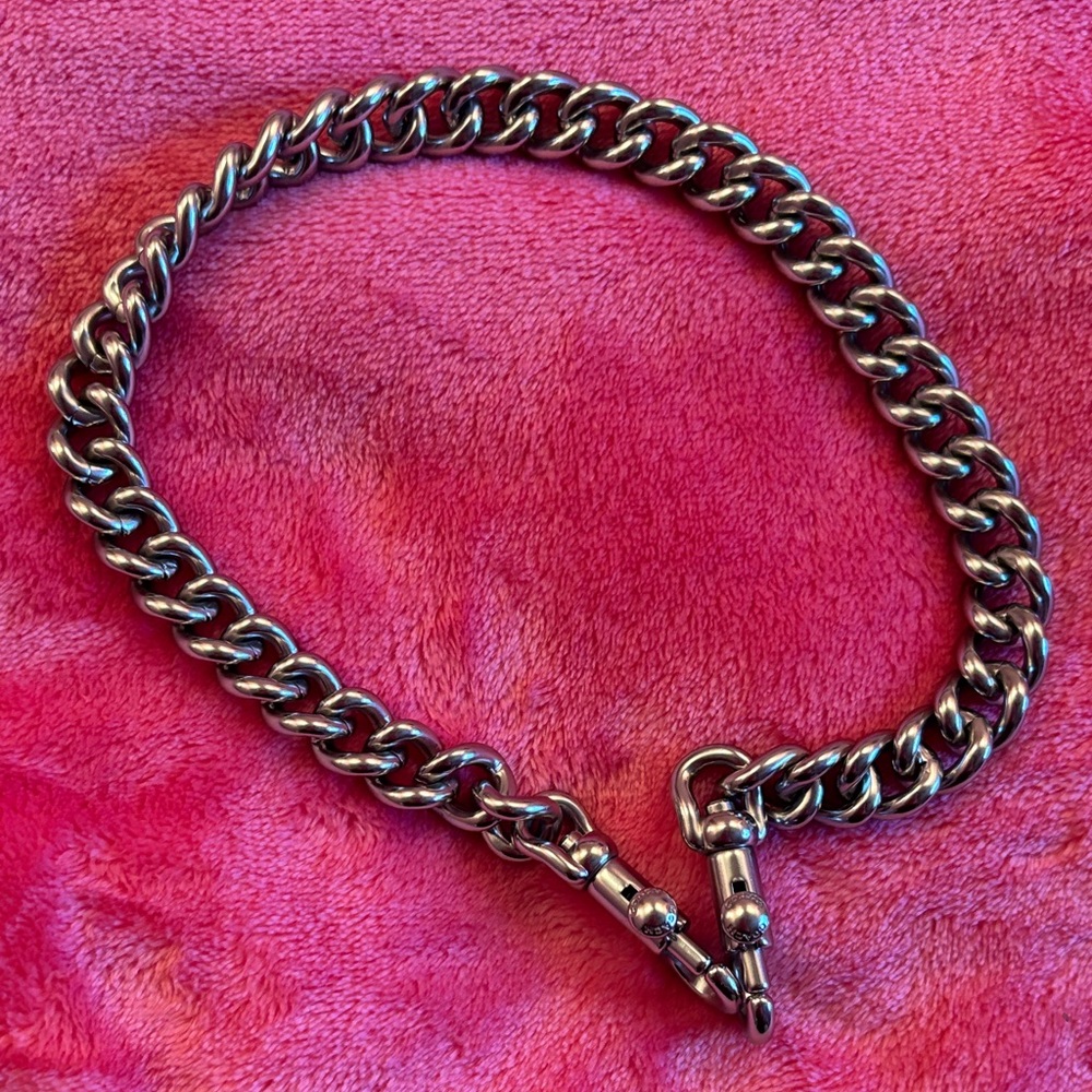 Coach Silver Bag Chain
